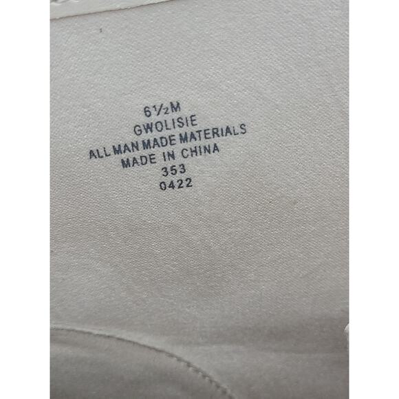 Guess Combat Boots Cream 6.5 Lace Chain - Picture 4 of 10